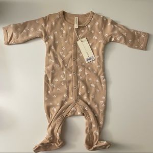 Quincy Mae Newborn Footed Onesie